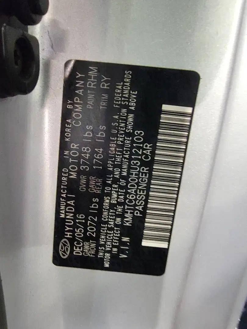 HYUNDAI VELOSTER 2017 - Marhaba Auction Used Cars - Image 9