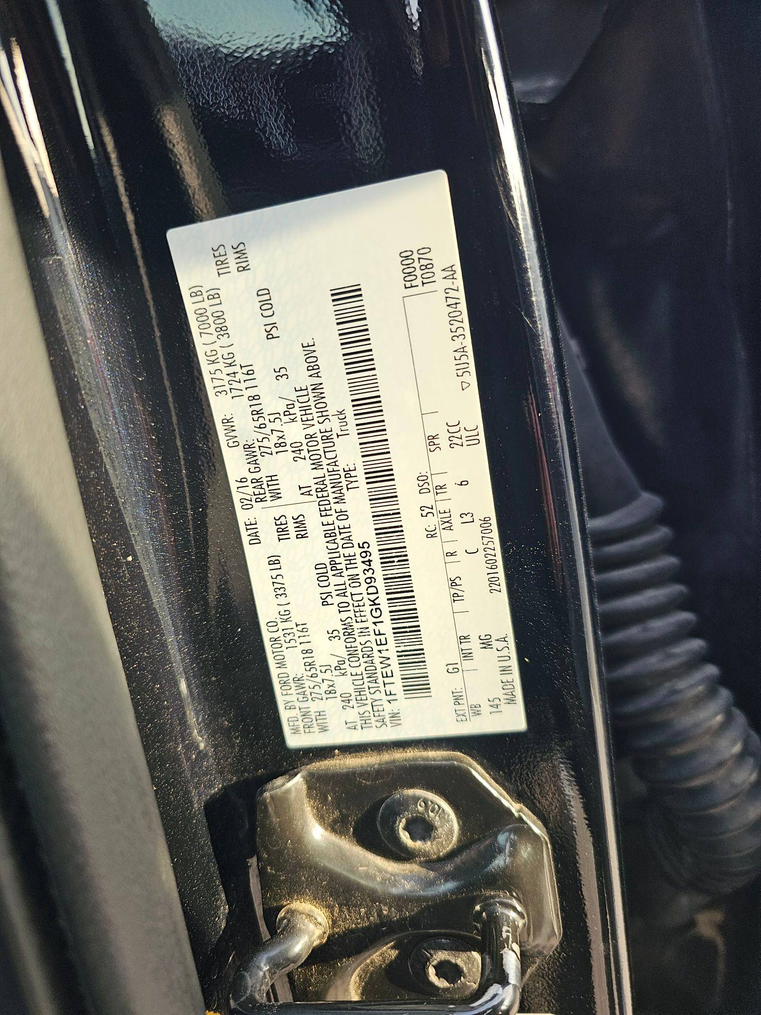 FORD F150 2016 - Marhaba Auction Used Cars - Image 8