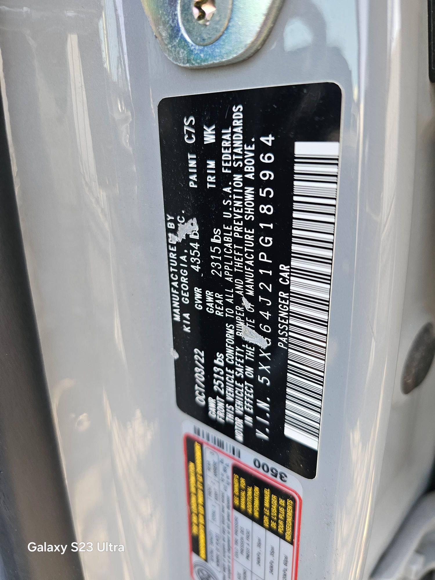 KIA K5 2023 - Marhaba Auction Used Cars - Image 9