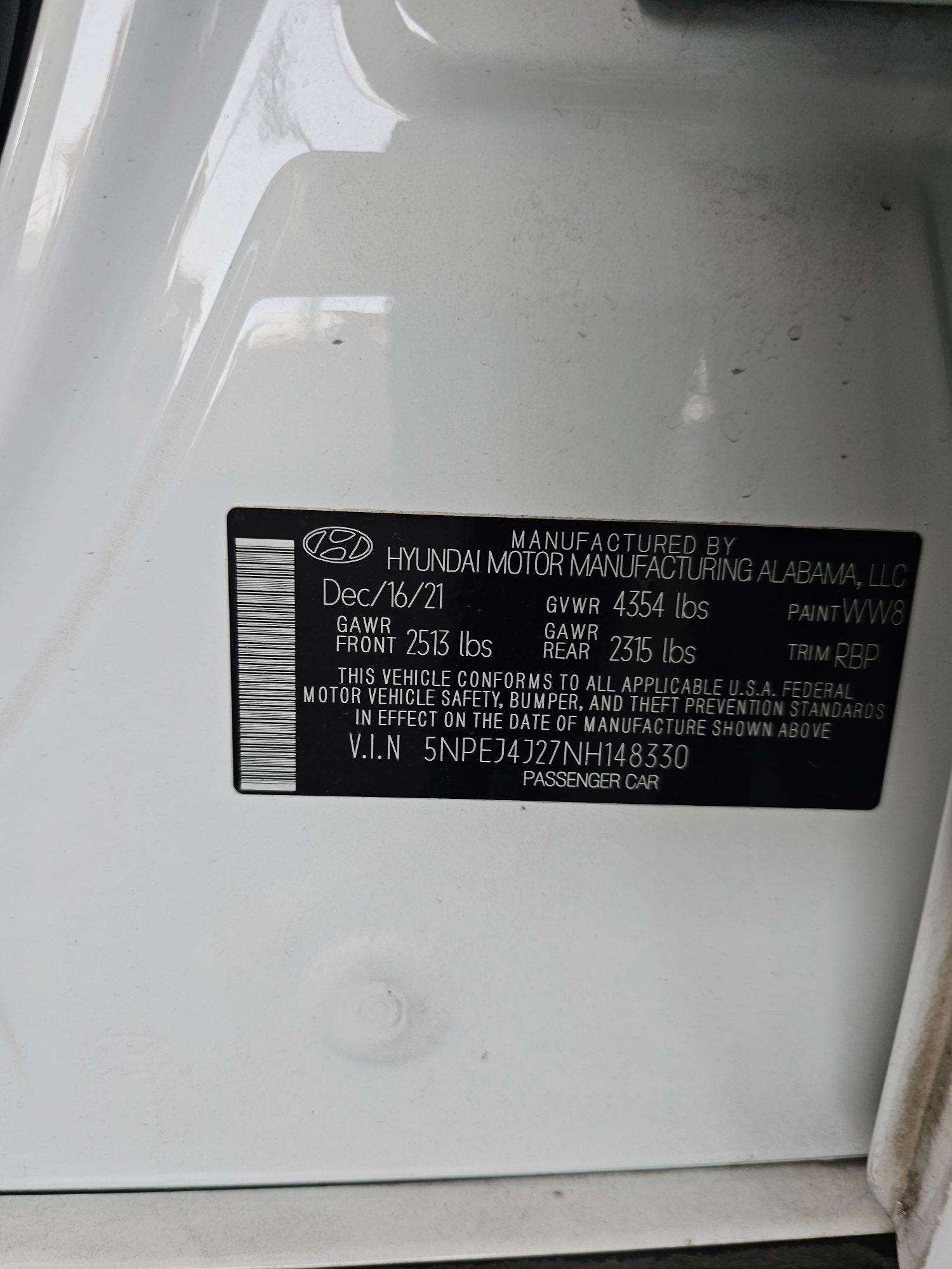 HYUNDAI SONATA 2022 - Marhaba Auction Used Cars - Image 10