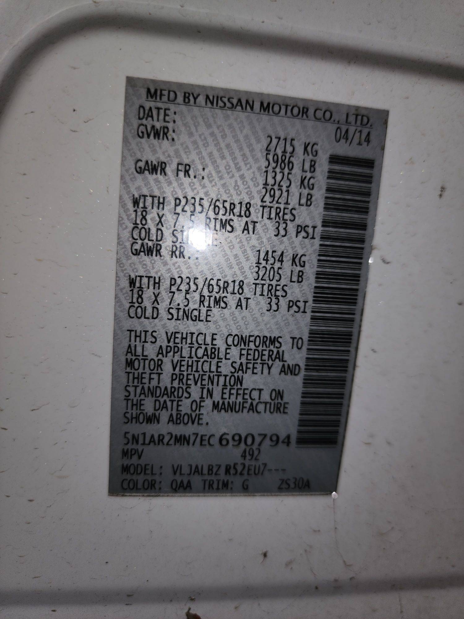 NISSAN PATHFINDER 2014 - Marhaba Auction Used Cars - Image 10