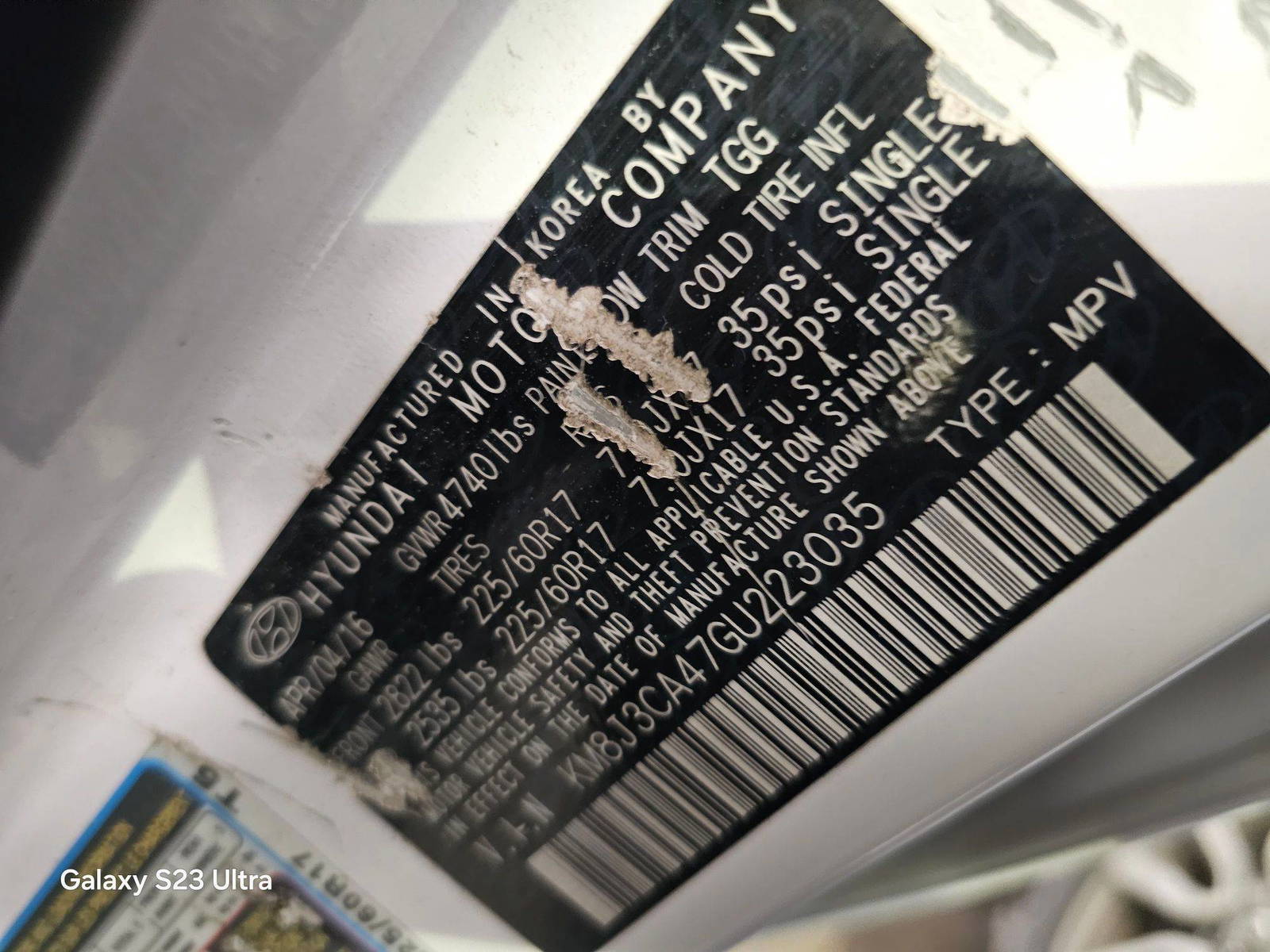 HYUNDAI TUCSON 2016 - Marhaba Auction Used Cars - Image 9