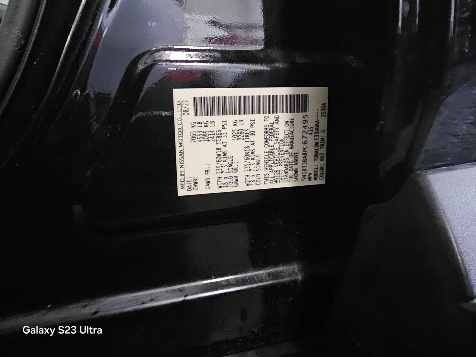 NISSAN ROGUE 2023 - Marhaba Auction Used Cars - Image 8