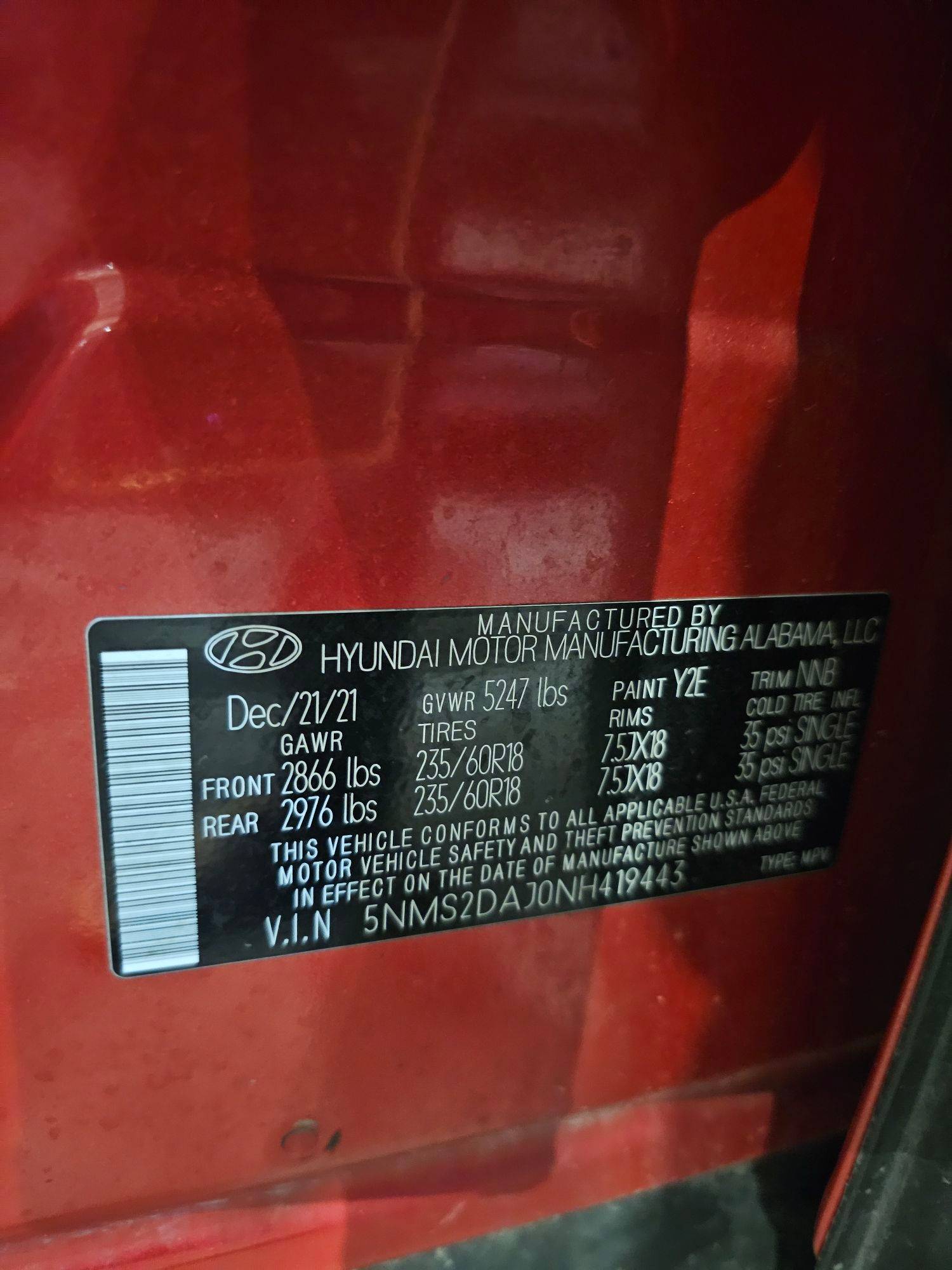 HYUNDAI SANTA FE 2022 - Marhaba Auction Used Cars - Image 8