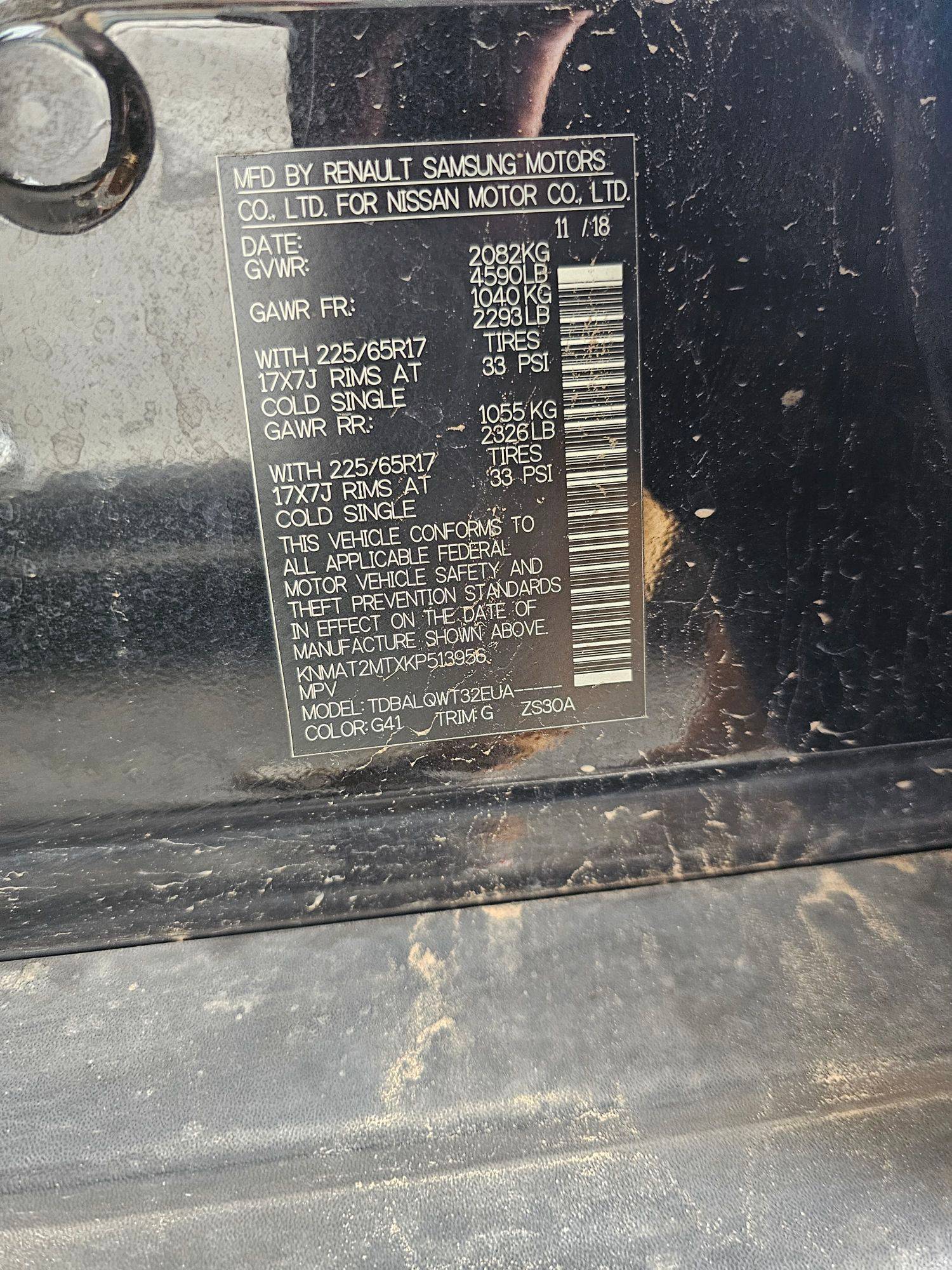 2019 NISSAN ROGUE — 147600 Miles — Lot MTXKP513956 — Souq - Marhaba Auctions Used Cars - Image 9