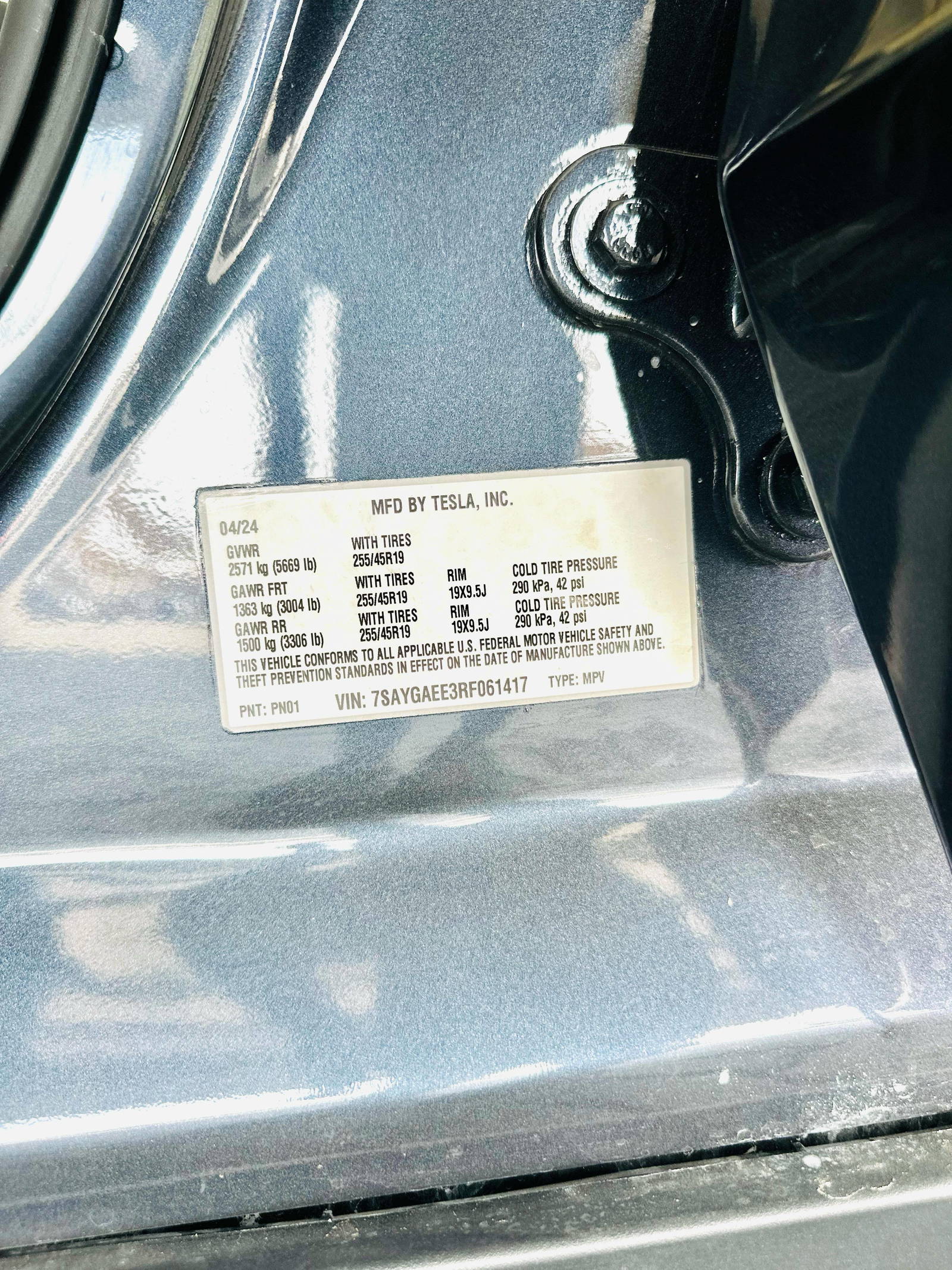 2024 TESLA MODEL Y — 3879 KM — Lot RF061417 — Souq - Marhaba Auctions Used Cars - Image 12