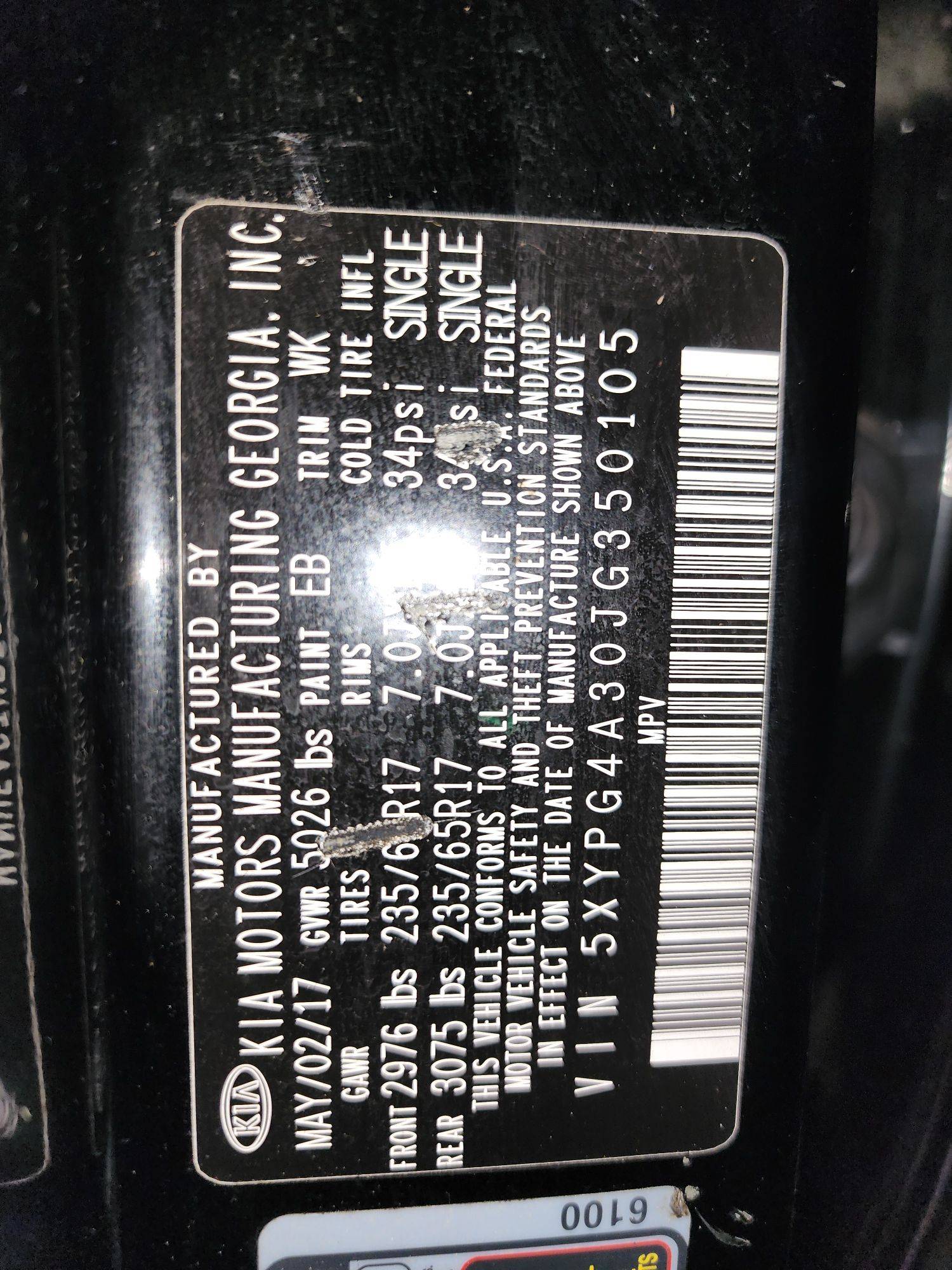 KIA SORENTO 2018 - Marhaba Auction Used Cars - Image 11