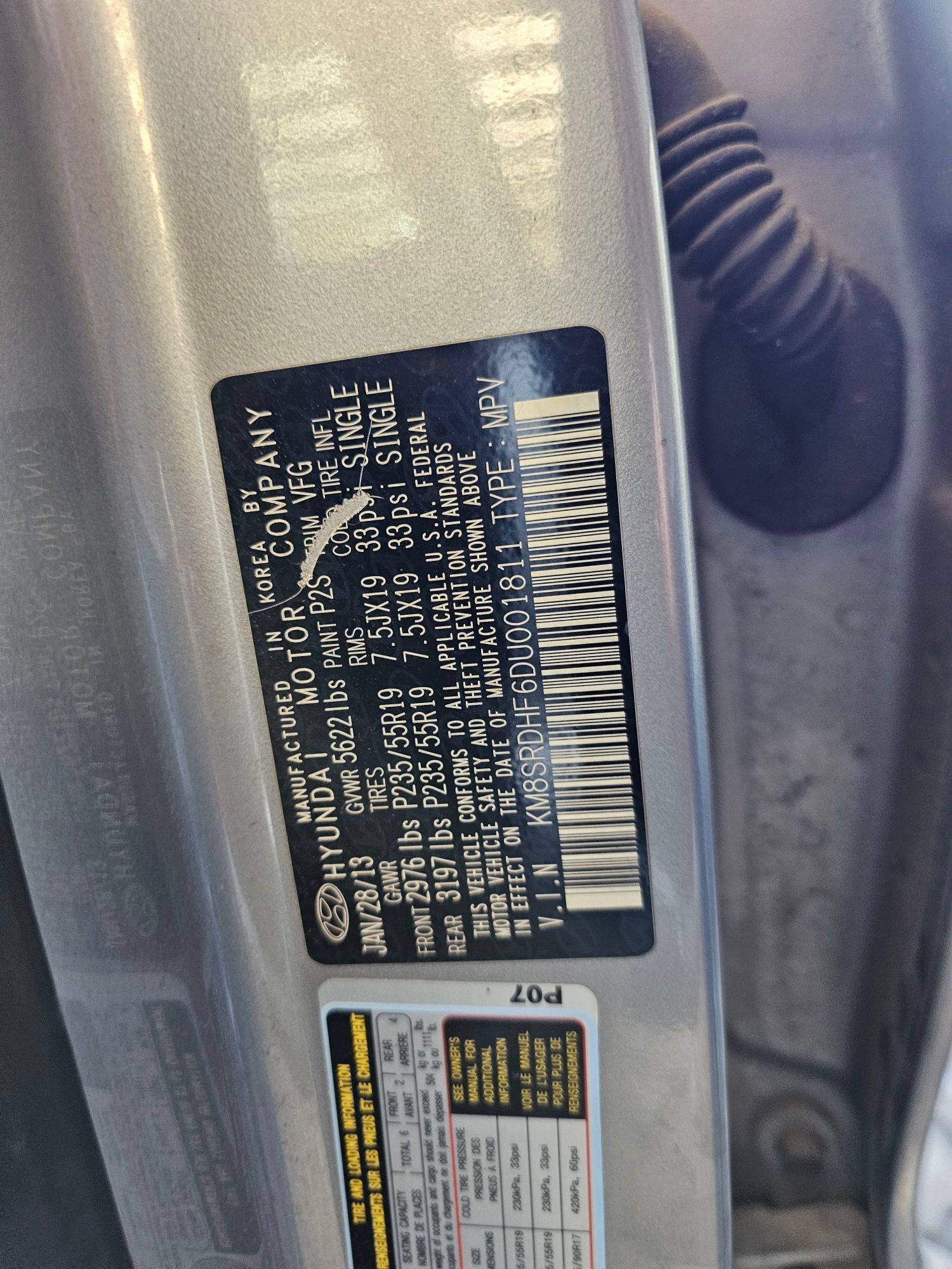 HYUNDAI SANTA FE 2013 - Marhaba Auction Used Cars - Image 9