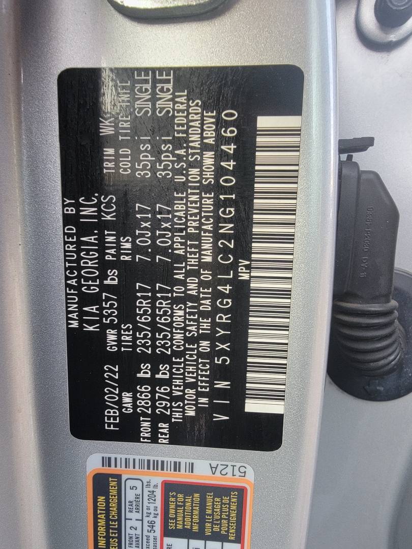 2022 KIA SORENTO — 44577 Miles — Lot NG104460 — Main - Marhaba Auctions Used Cars - Image 9