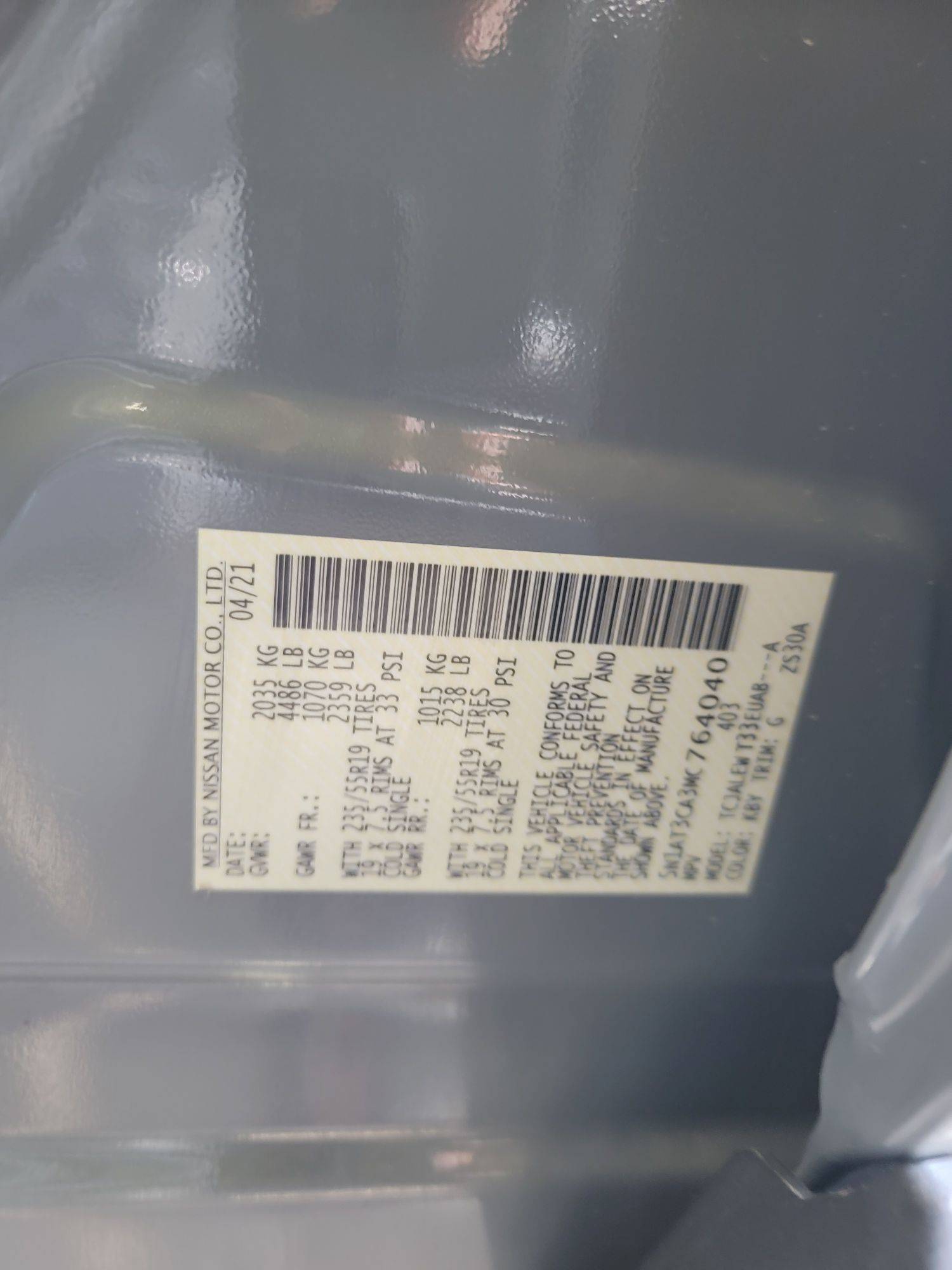 2021 NISSAN ROGUE — 54545 Miles — Lot C764040 — Main - Marhaba Auctions Used Cars - Image 9