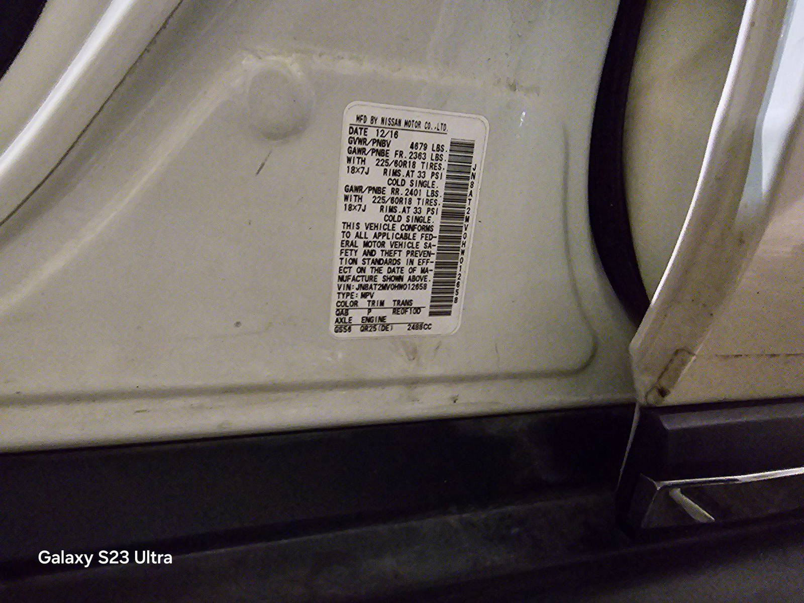 NISSAN ROGUE 2017 - Marhaba Auction Used Cars - Image 9