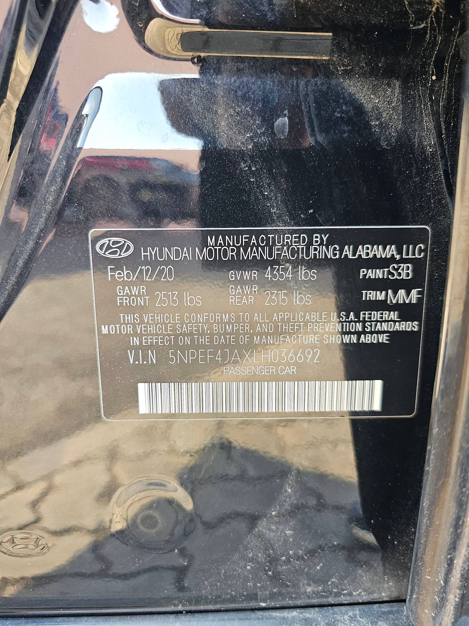 HYUNDAI SONATA 2020 - Marhaba Auction Used Cars - Image 11