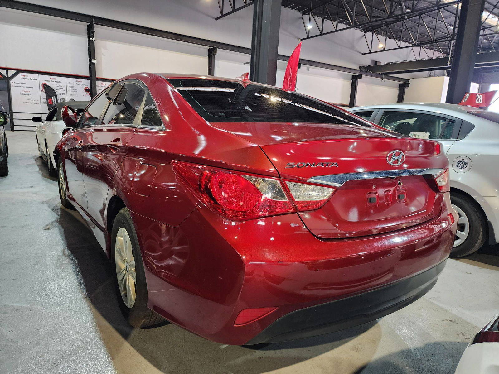 2014 HYUNDAI SONATA — 197621 Miles — Lot 39313319 — Al Quoz - Marhaba Auctions Used Cars - Image 3