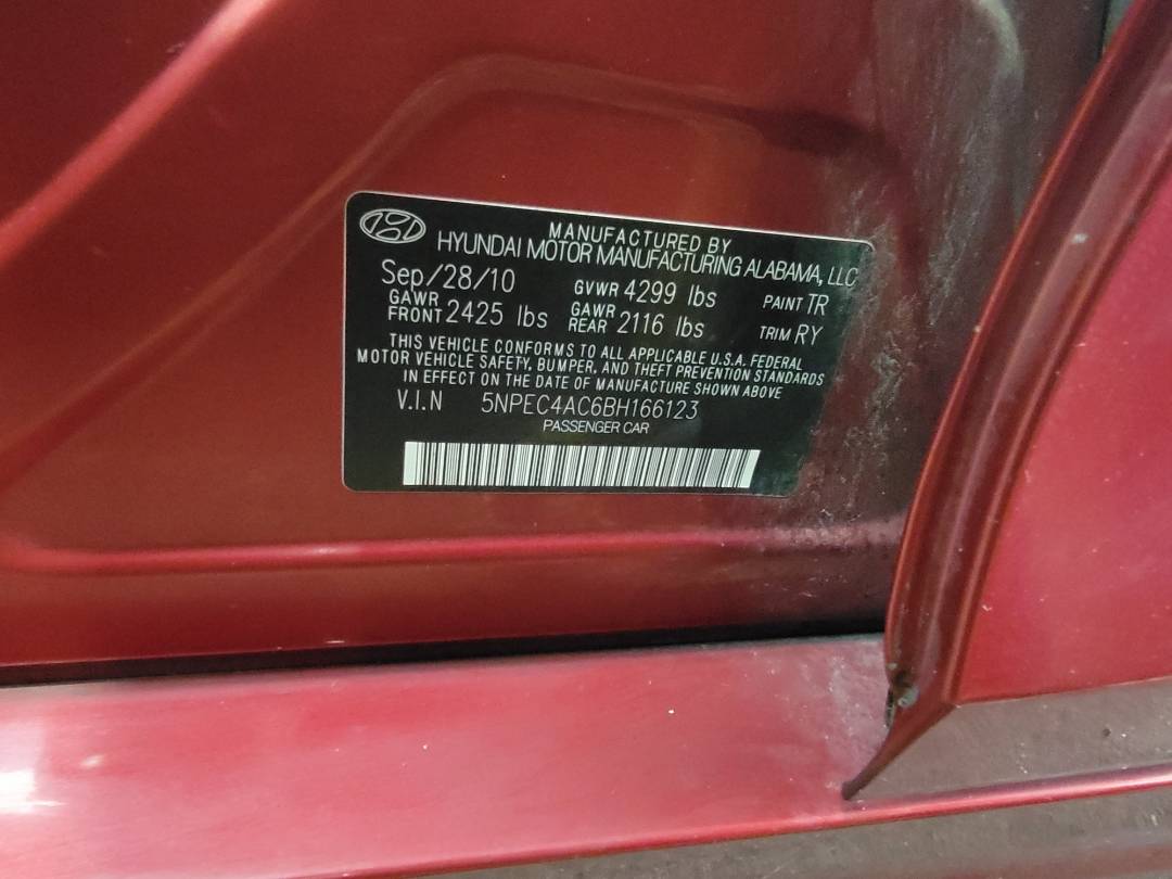 2011 HYUNDAI SONATA — 208195 Miles — Lot 38009417 - Marhaba Auctions Used Cars - Image 5