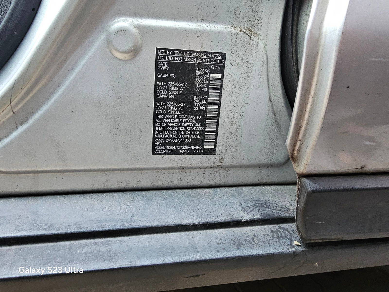 NISSAN ROGUE 2016 - Marhaba Auction Used Cars - Image 9