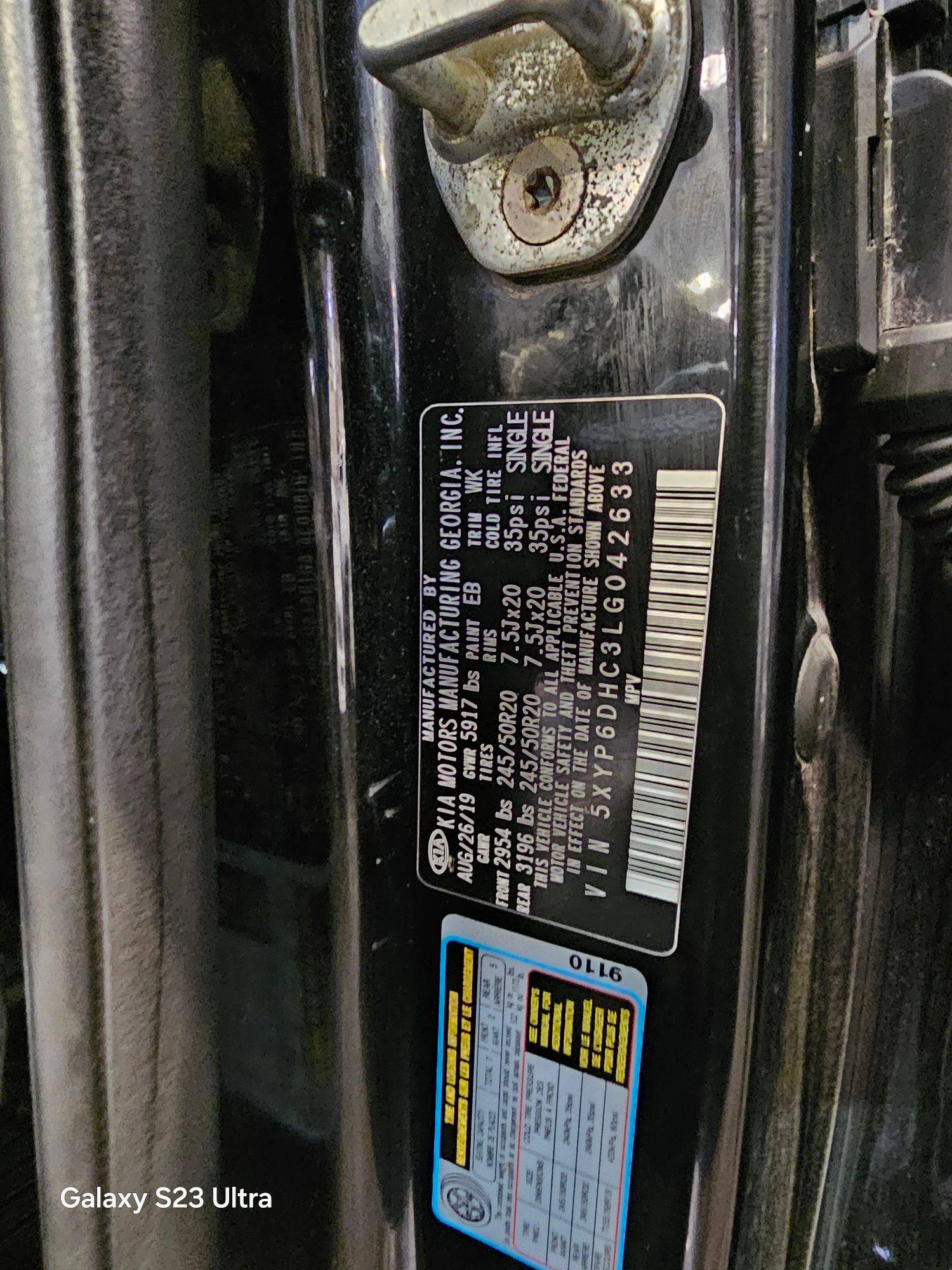 KIA TELLURIDE 2020 - Marhaba Auction Used Cars - Image 9