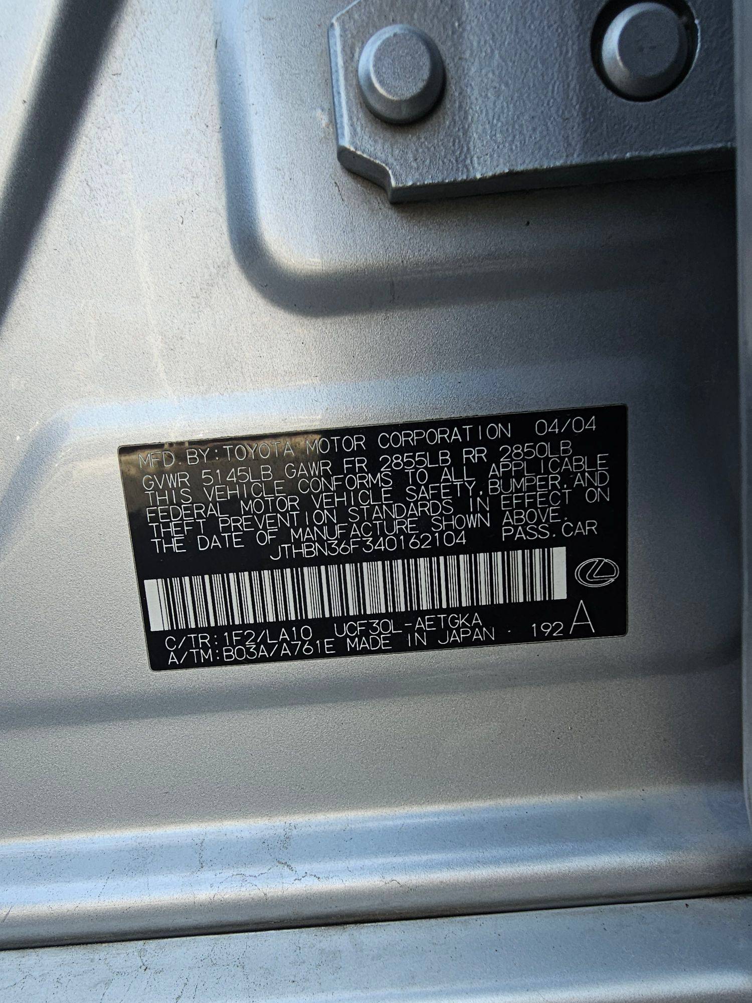 LEXUS LS 430 2004 - Marhaba Auction Used Cars - Image 11