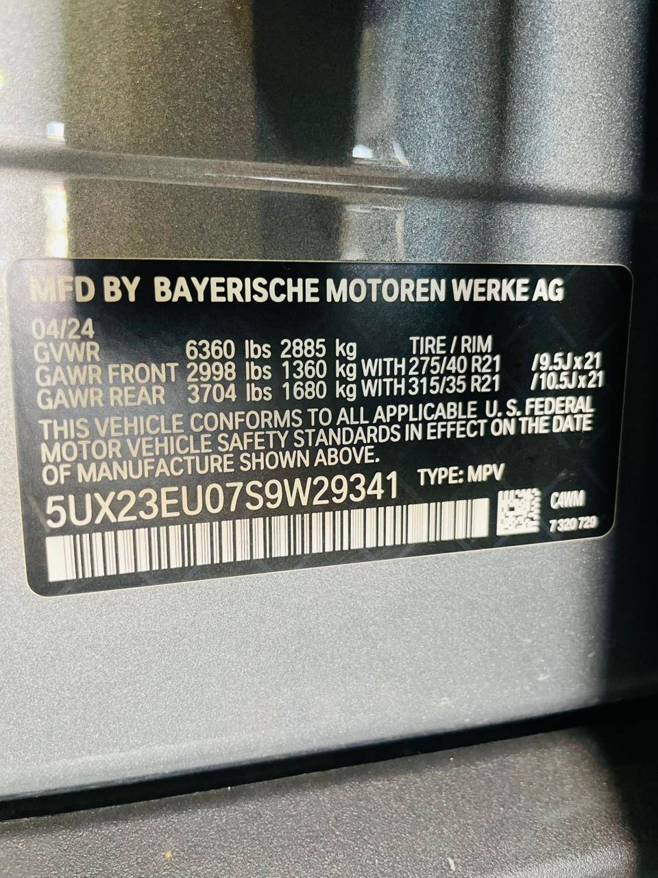 BMW X5 XDRIVE40I 2025 - Marhaba Auction Used Cars - Image 13