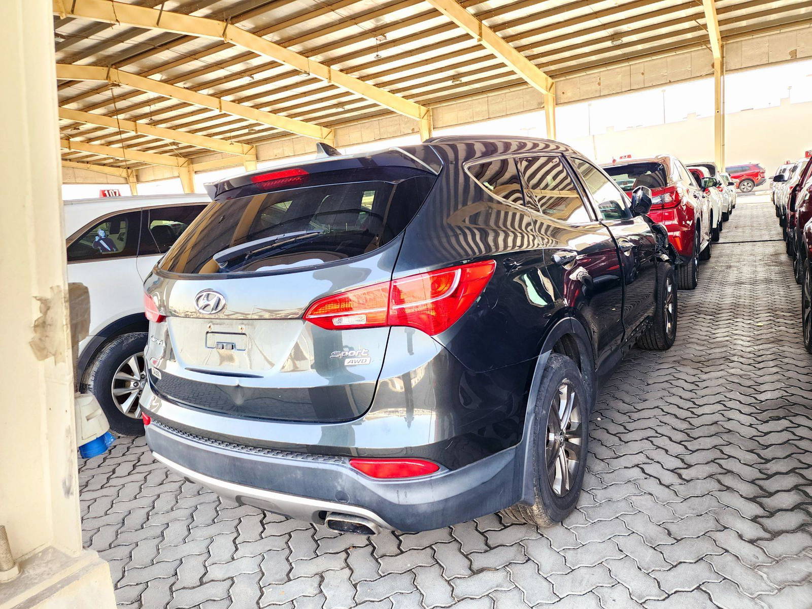 2013 HYUNDAI SANTA FE — 150499 Miles — Lot 84719314 — Souq - Marhaba Auctions Used Cars - Image 3