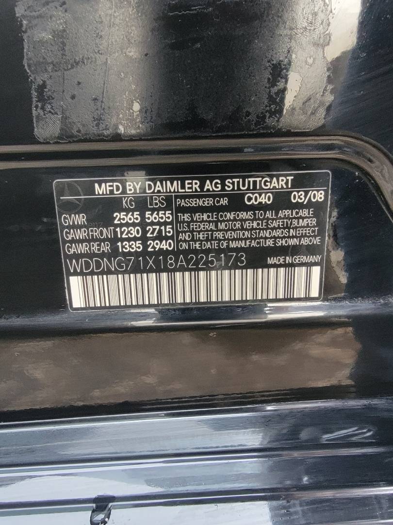 MERCEDES BENZ S 550 2008 - Marhaba Auction Used Cars - Image 11