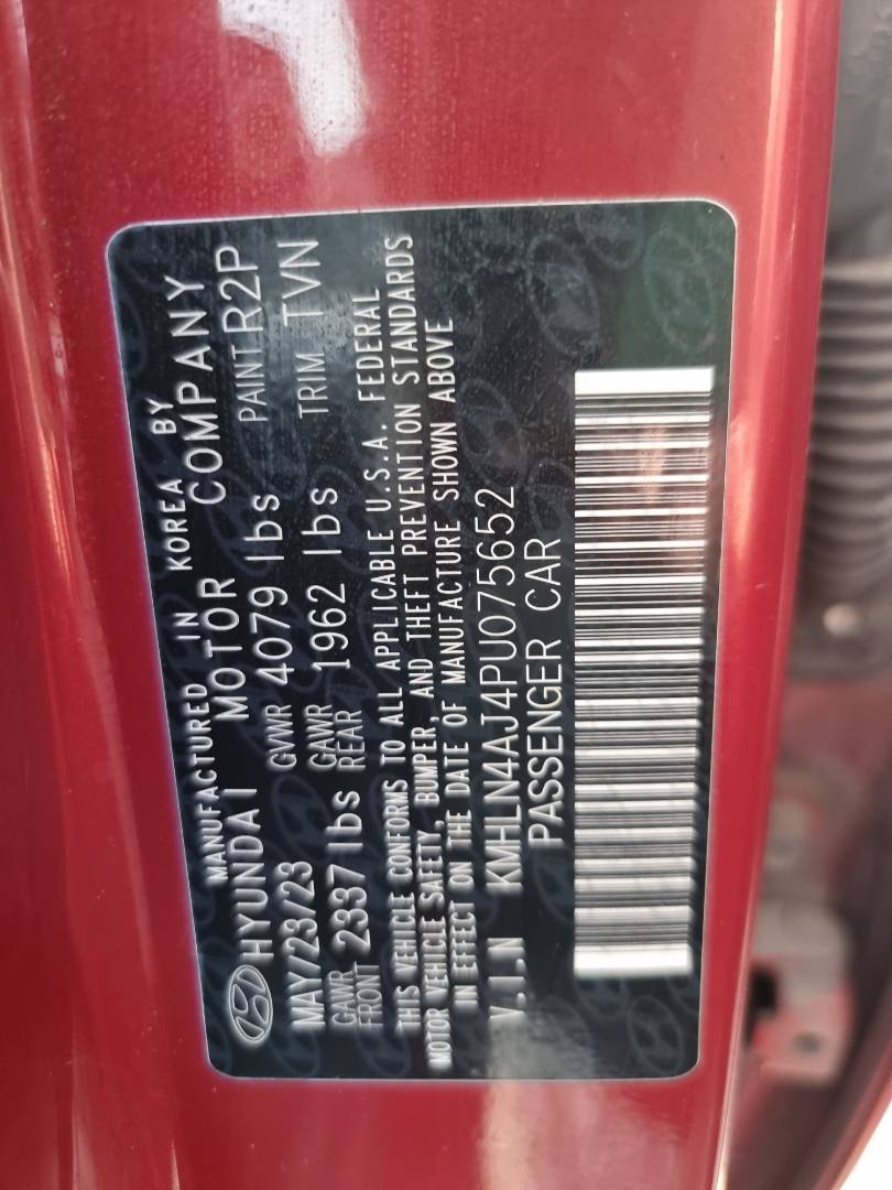 HYUNDAI ELANTRA 2023 - Marhaba Auction Used Cars - Image 8