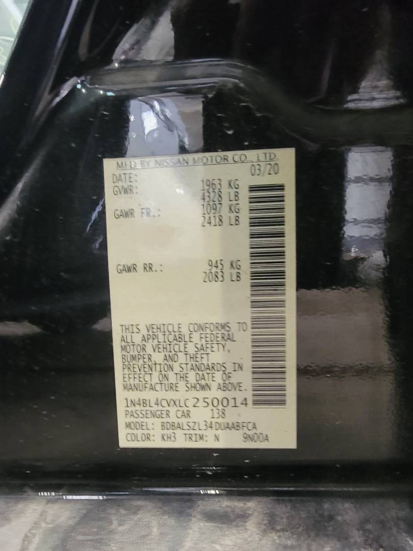 2020 NISSAN ALTIMA — 31302 Miles — Lot LC250014 — Main - Marhaba Auctions Used Cars - Image 10