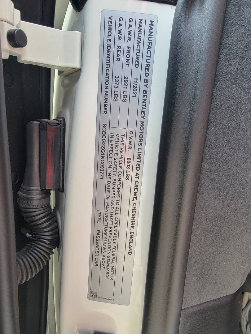 BENTLEY CONTINENTAL GT 2022 - Marhaba Auction Used Cars - Image 14