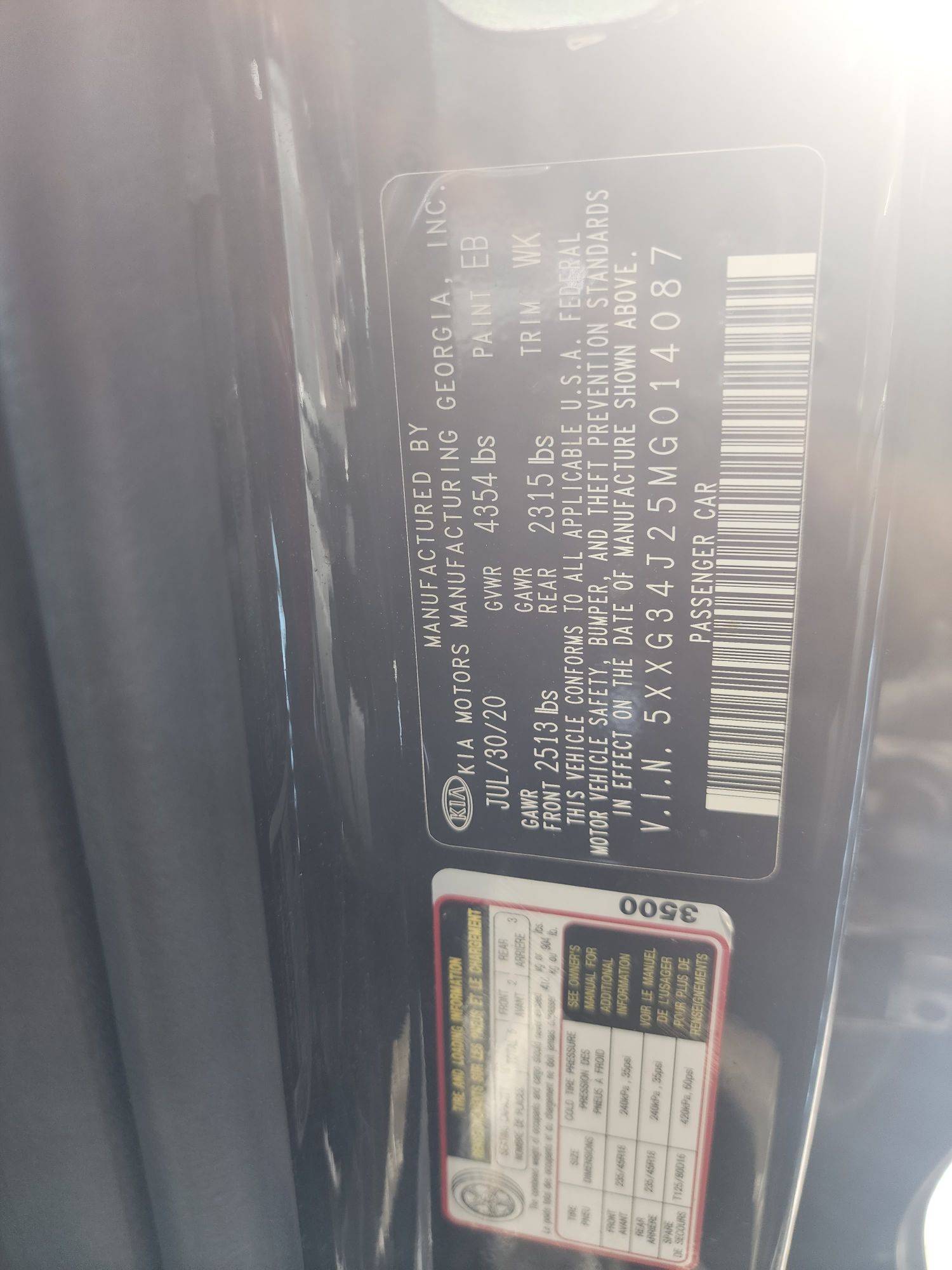 2021 KIA K5 — 48844 Miles — Lot 36768648 - Marhaba Auctions Used Cars - Image 8