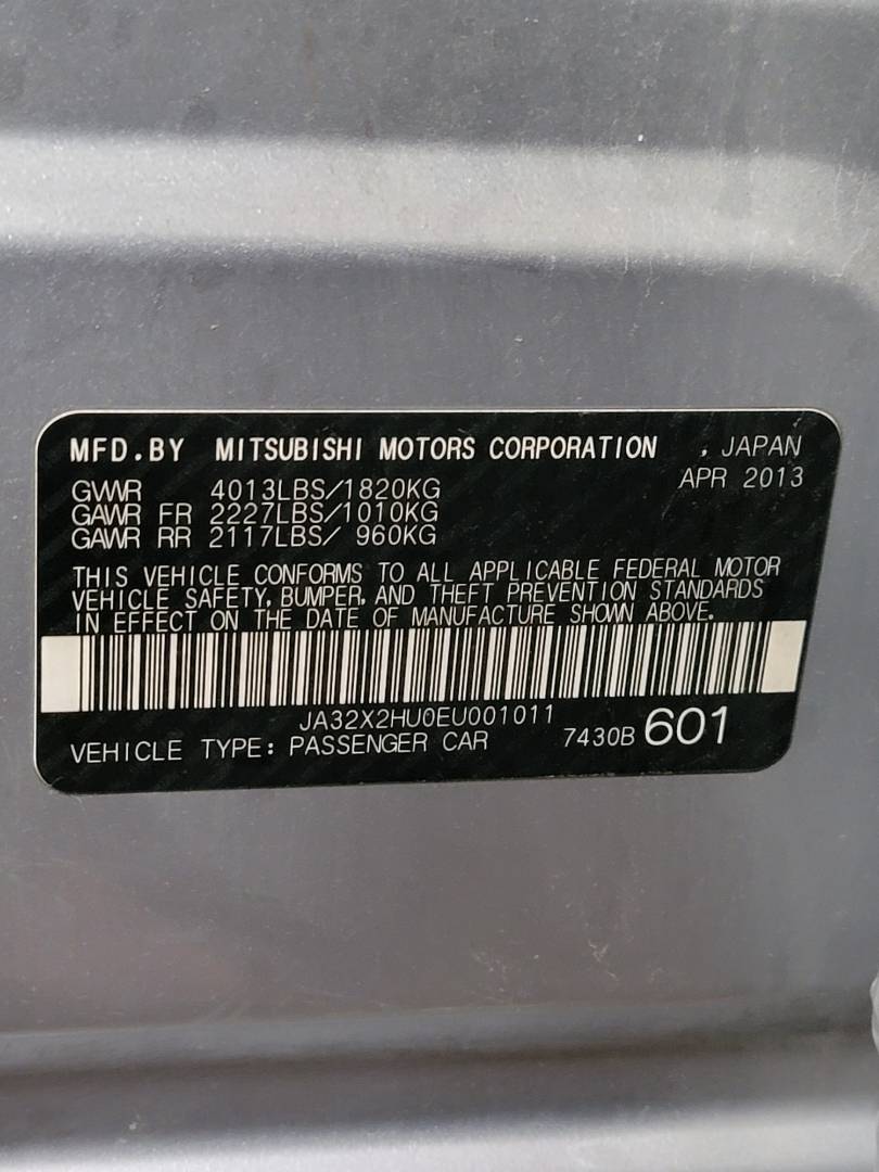 2014 MITSUBISHI LANCER — 153943 Miles — Lot U00101 — Main - Marhaba Auctions Used Cars - Image 11