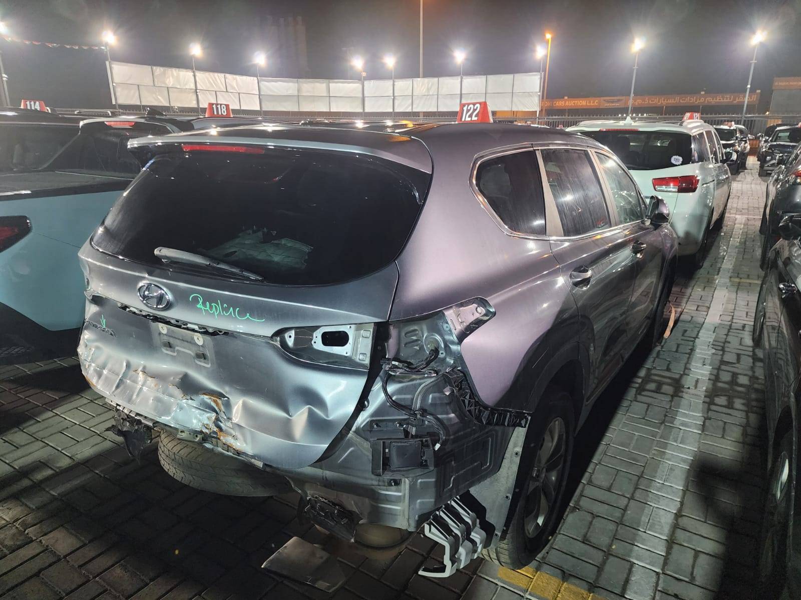 HYUNDAI SANTA FE 2019 - Marhaba Auction Used Cars - Image 3