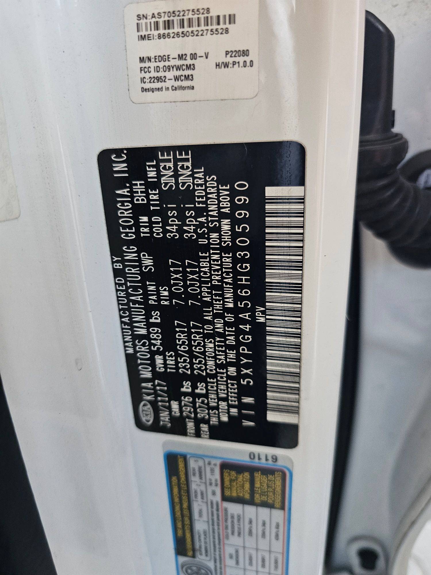 KIA SORENTO 2017 - Marhaba Auction Used Cars - Image 9