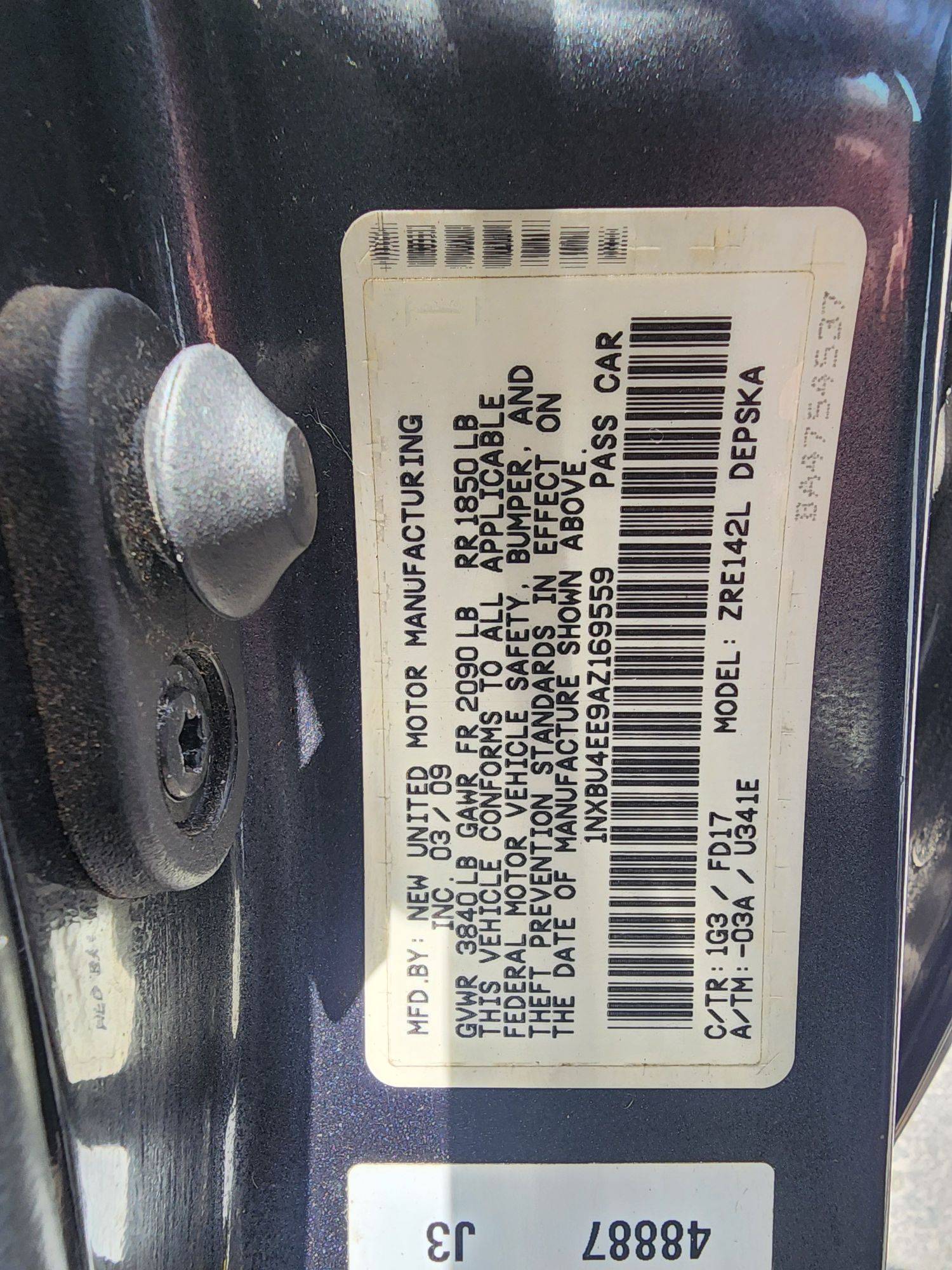 2010 TOYOTA COROLLA — 178021 Miles — Lot 46404374 - Marhaba Auctions Used Cars - Image 11