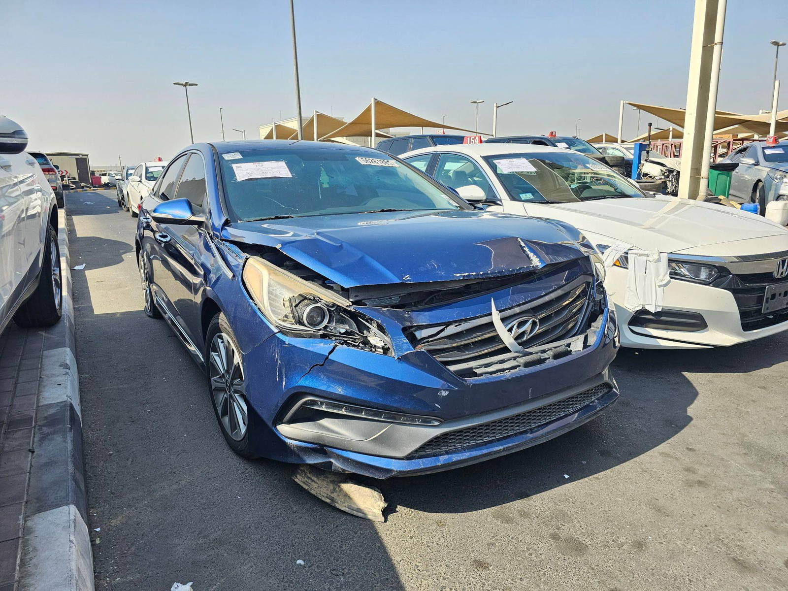 2016 HYUNDAI SONATA SPORT — 129339 Miles — Lot F3GH323740 — Souq - Marhaba Auctions Used Cars - Image 5