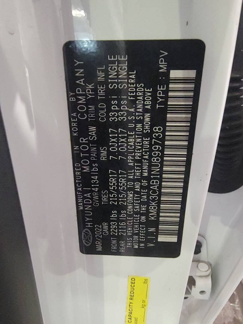 HYUNDAI KONA 2022 - Marhaba Auction Used Cars - Image 11