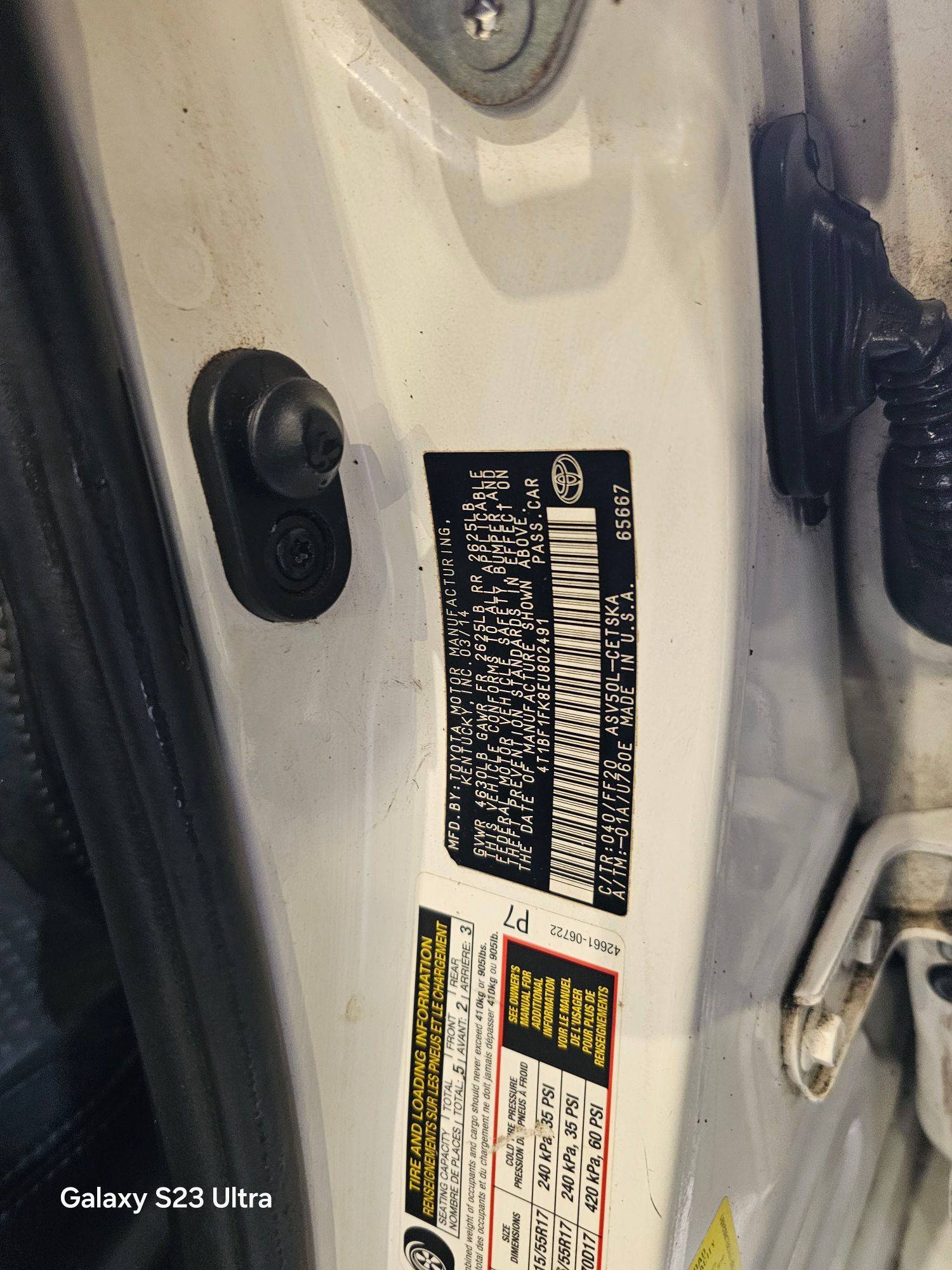 TOYOTA CAMRY 2014 - Marhaba Auction Used Cars - Image 9