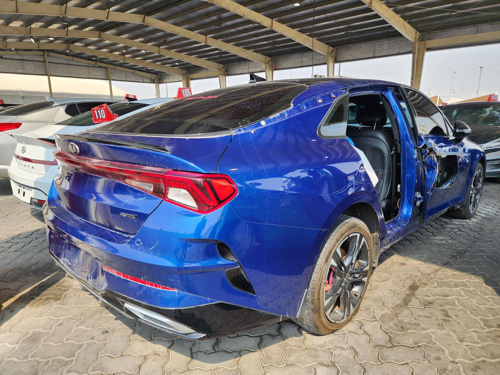 2021 KIA K5 — 77558 Miles — Lot 5622 — Souq - Marhaba Auctions Used Cars - Image 4