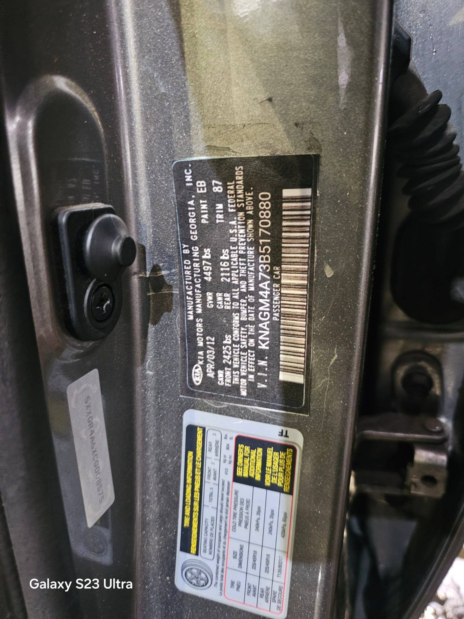 KIA OPTIMA 2011 - Marhaba Auction Used Cars - Image 10