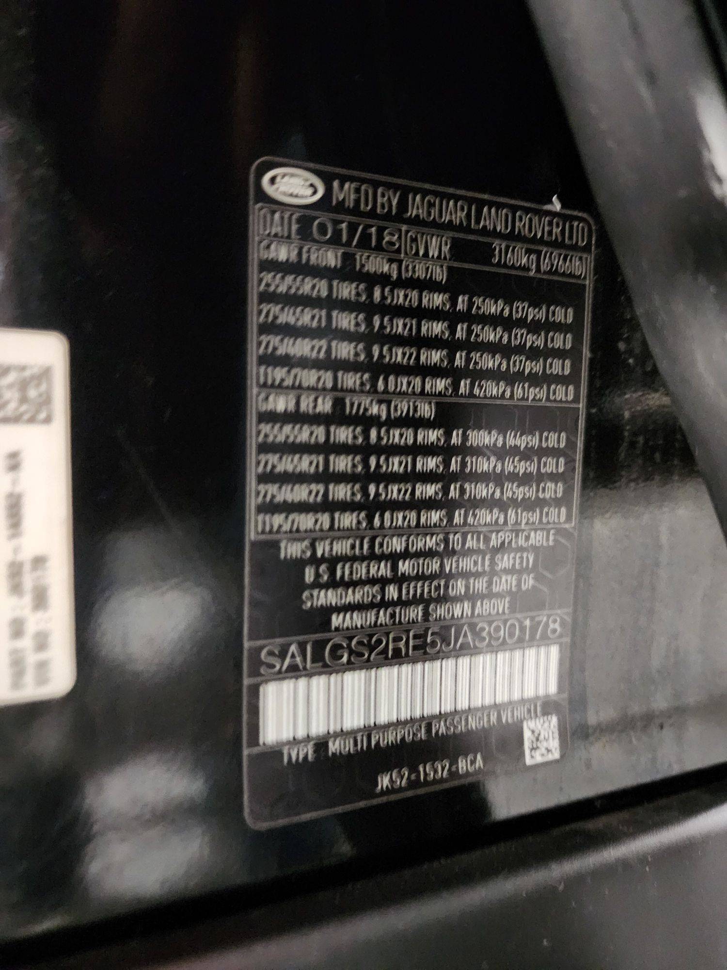 2018 LAND ROVER RANGE ROVER SUPERCHARGED — 43797 Miles — Lot 51390913 — Al Quoz - Marhaba Auctions Used Cars - Image 16