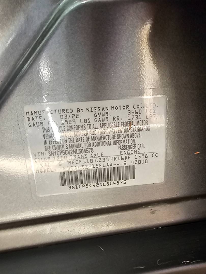 NISSAN KICKS 2022 - Marhaba Auction Used Cars - Image 10