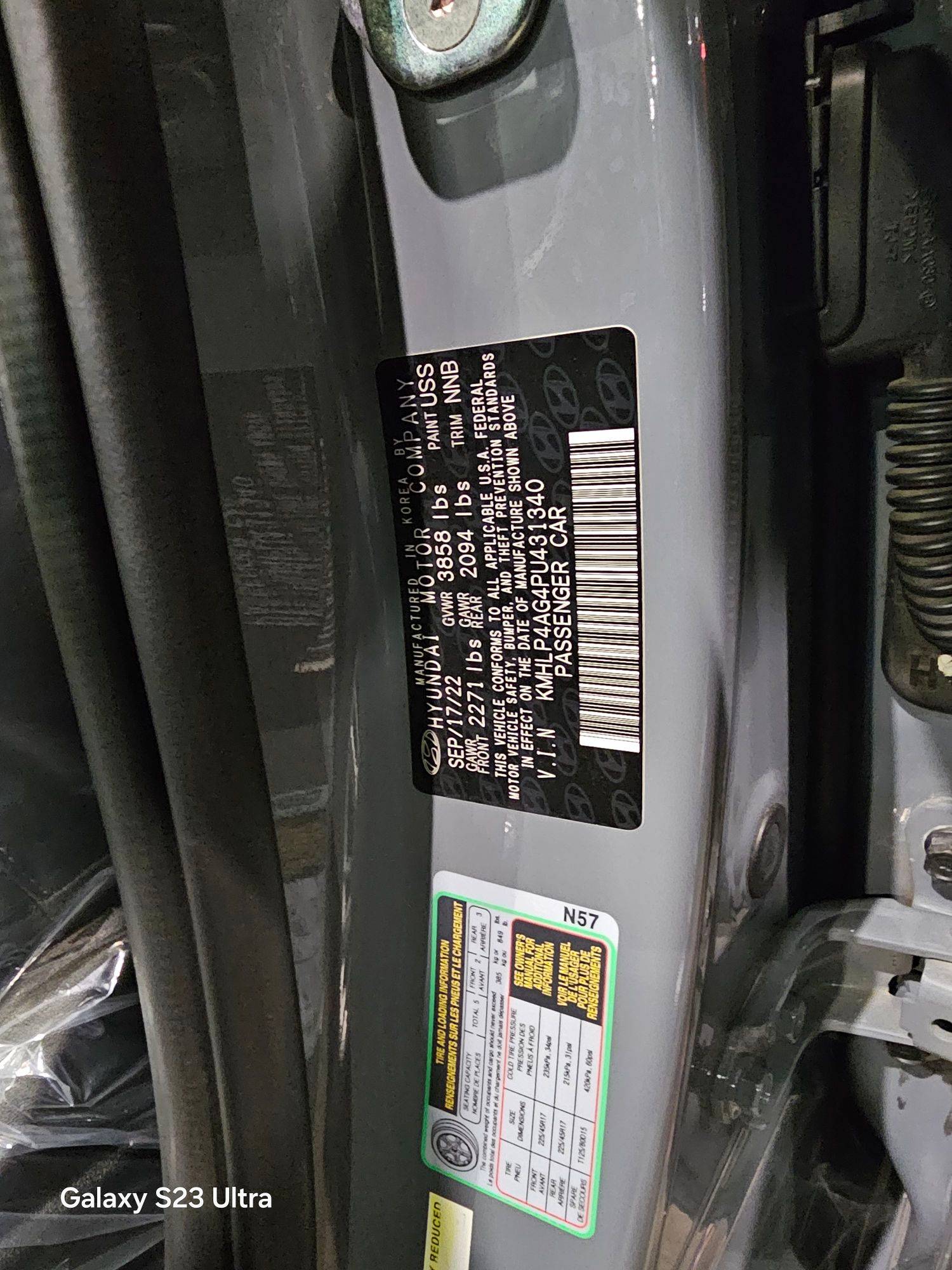 HYUNDAI ELANTRA 2023 - Marhaba Auction Used Cars - Image 10