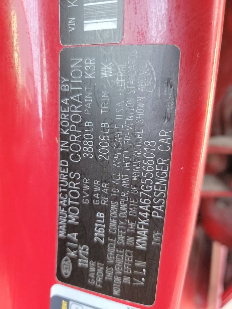 KIA FORTE 2016 - Marhaba Auction Used Cars - Image 9