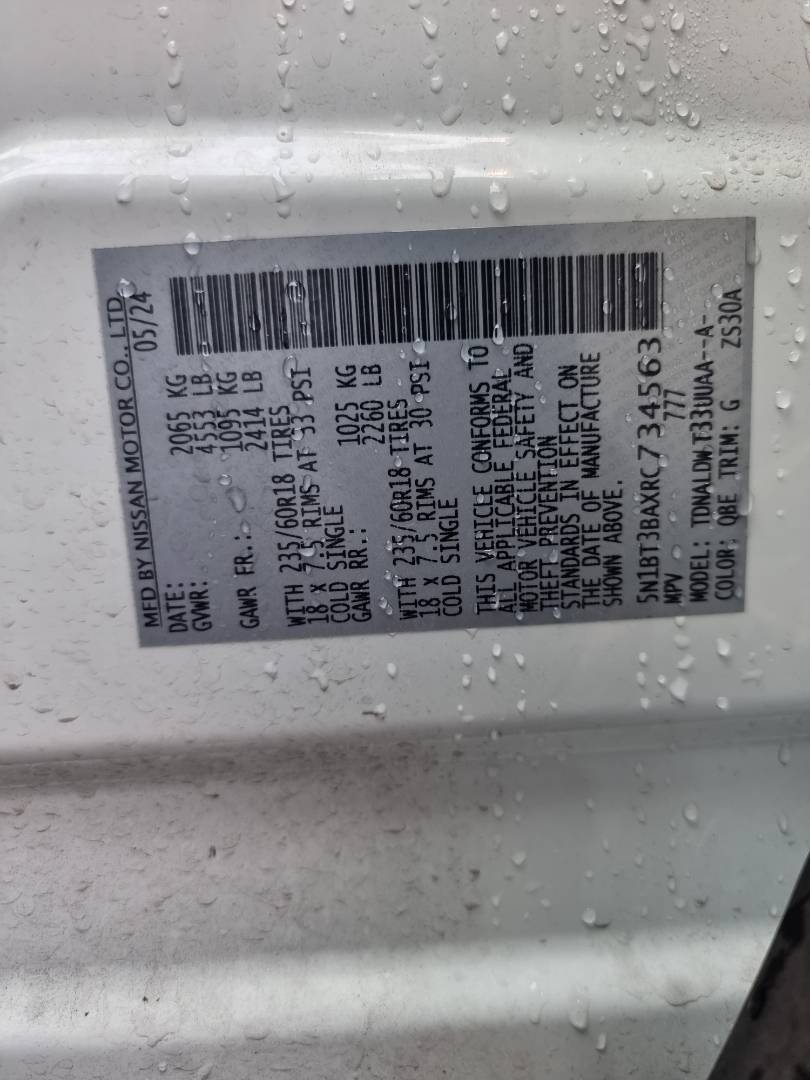 NISSAN ROGUE 2024 - Marhaba Auction Used Cars - Image 9