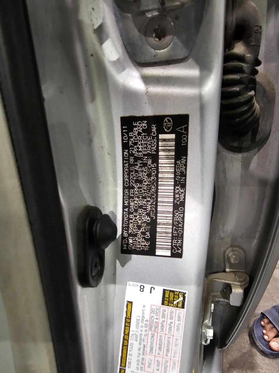 2011 TOYOTA PRIUS — 227728 Miles — Lot 5339015 — Main - Marhaba Auctions Used Cars - Image 9