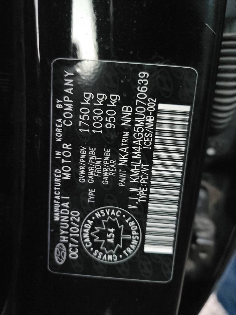 2021 HYUNDAI ELANTRA — 46132 KM — Lot U070639 — Main - Marhaba Auctions Used Cars - Image 11