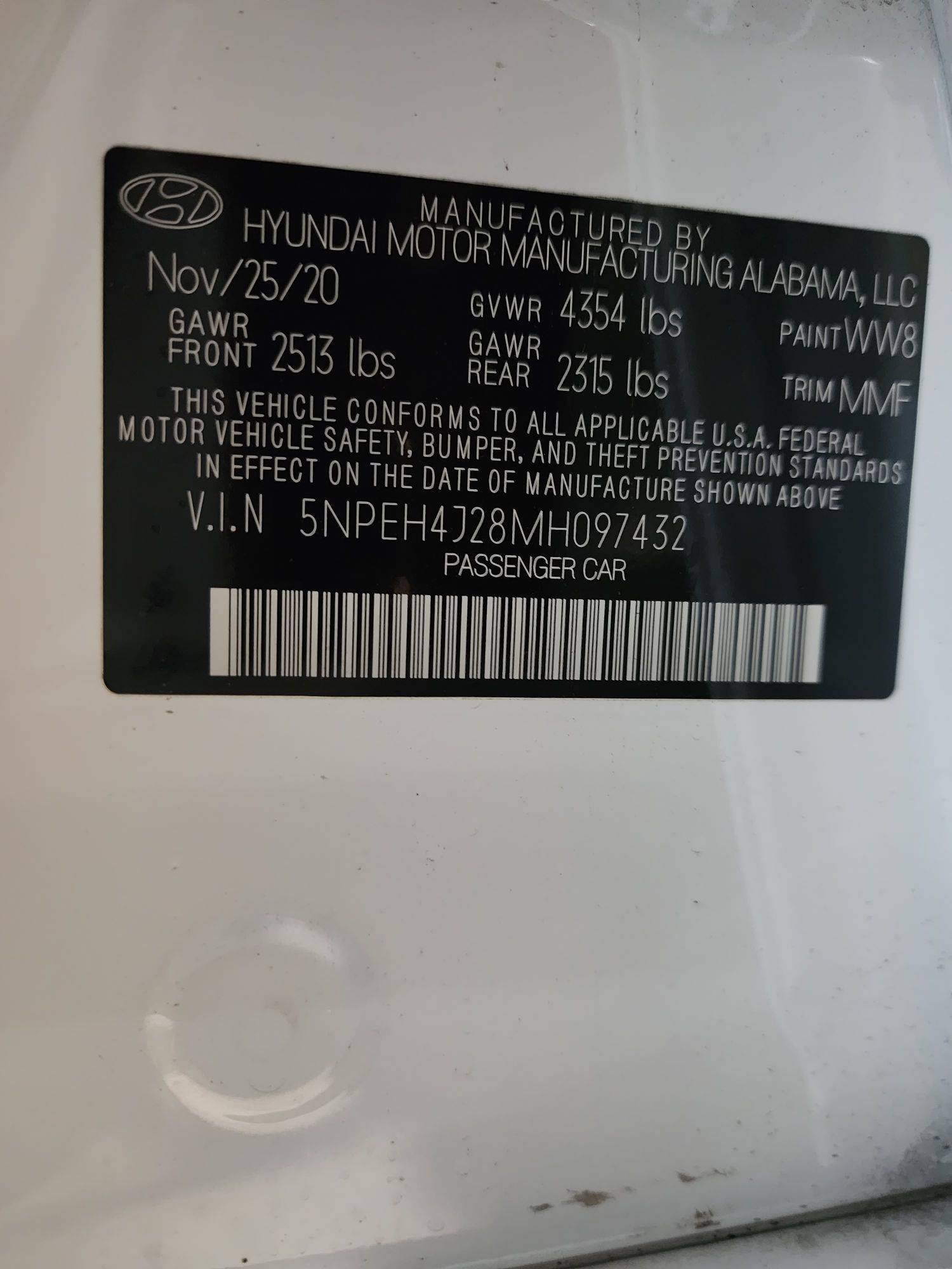 HYUNDAI SONATA 2021 - Marhaba Auction Used Cars - Image 11