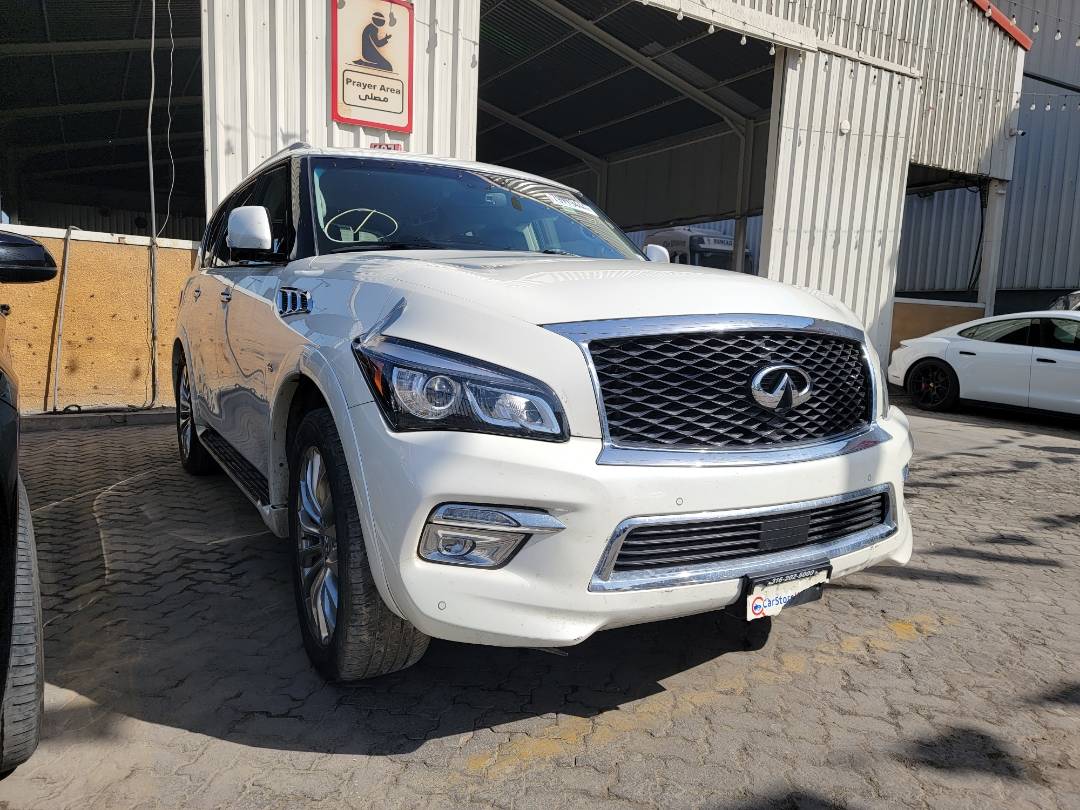 2017 INFINITI QX80 — 123641 Miles — Lot 79779444 — Main - Marhaba Auctions Used Cars - Image 4