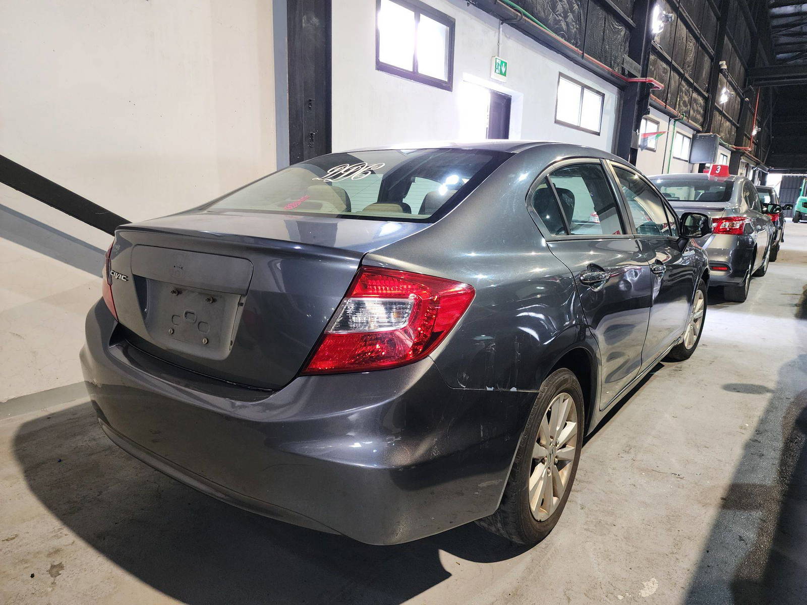 2012 HONDA CIVIC — 250868 Miles — Lot 85295 — Al Quoz - Marhaba Auctions Used Cars - Image 3