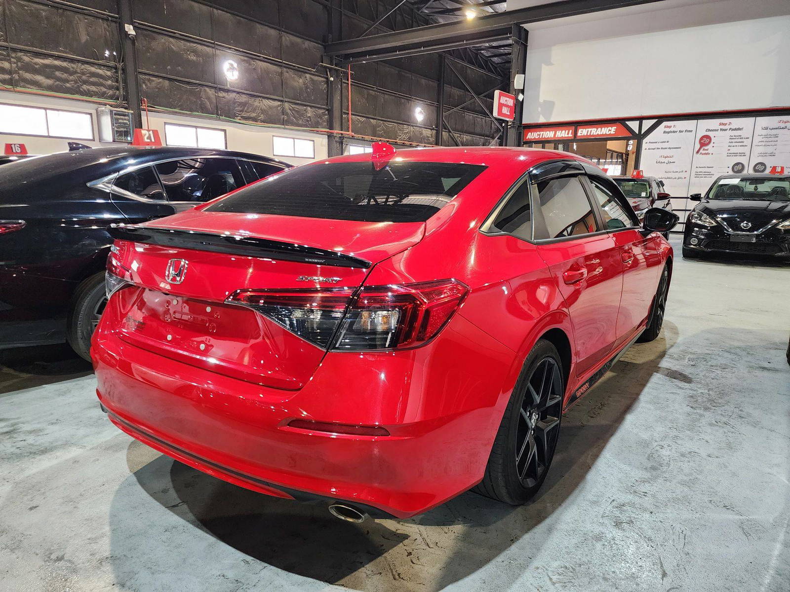 2022 HONDA CIVIC — 104174 KM — Lot 102228 — Main - Marhaba Auctions Used Cars - Image 6
