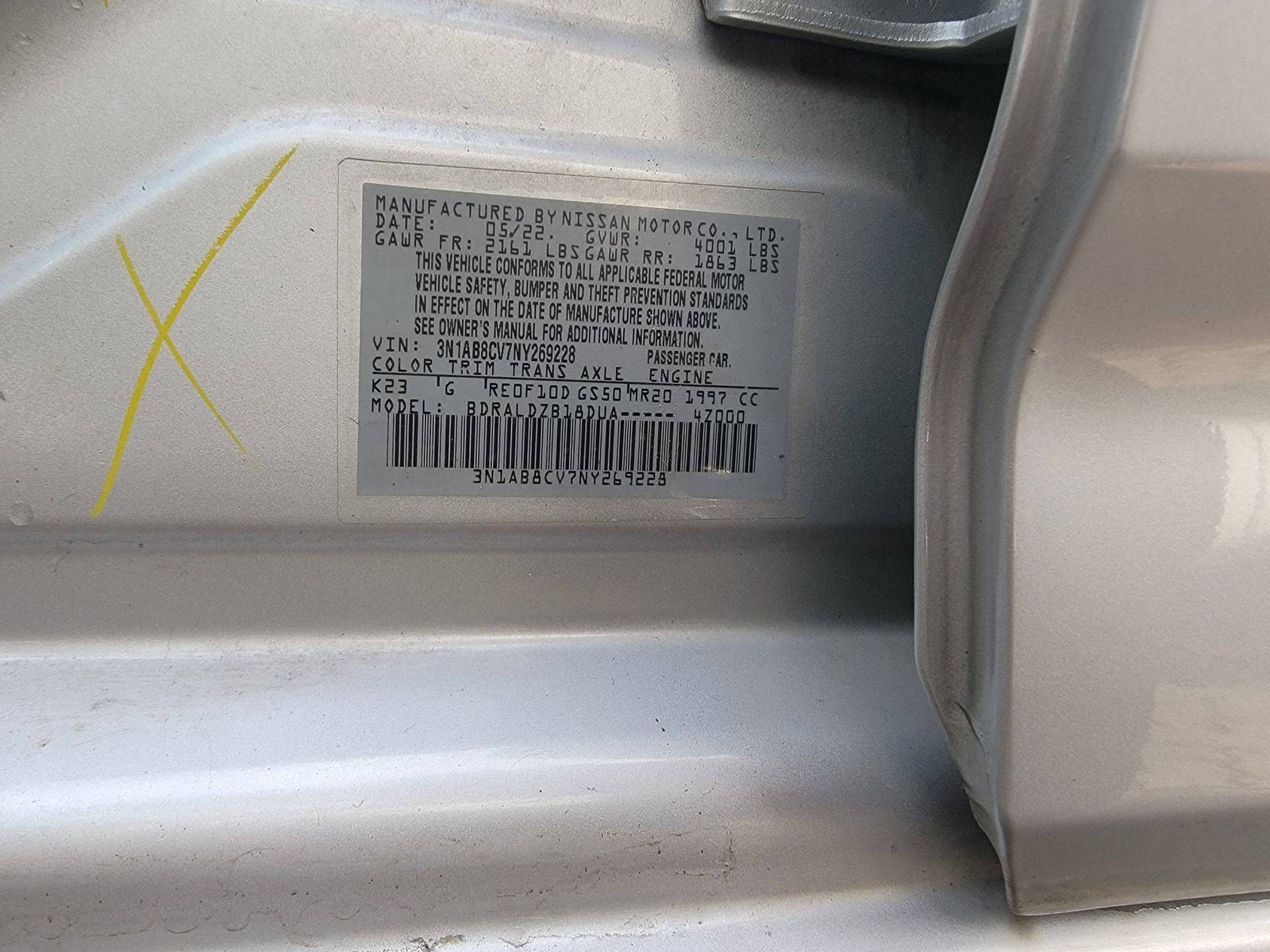 NISSAN SENTRA 2022 - Marhaba Auction Used Cars - Image 10