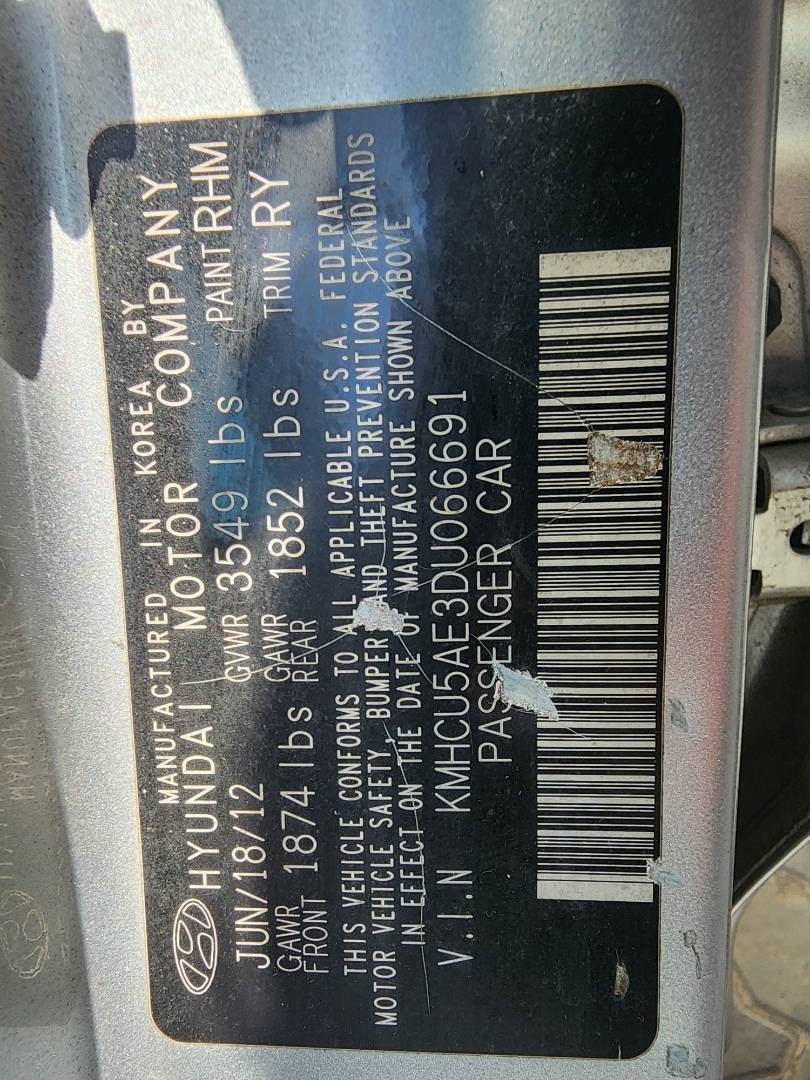 2013 HYUNDAI ACCENT — 270294 Miles — Lot 82917503 - Marhaba Auctions Used Cars - Image 5